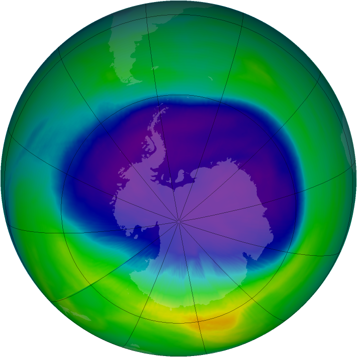 Ozone Map 2005-09-22